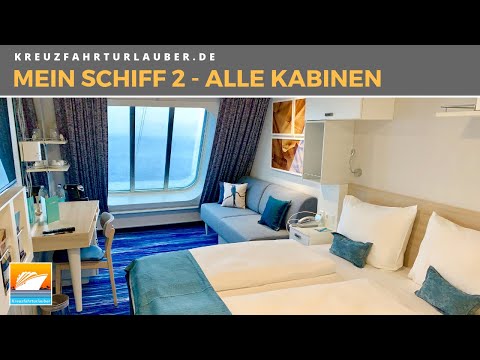 Neue Mein Schiff 2 - Alle Kabinen im Überblick