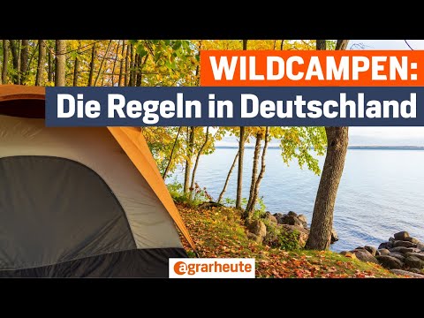 Wildcamping: Was in Deutschland erlaubt ist