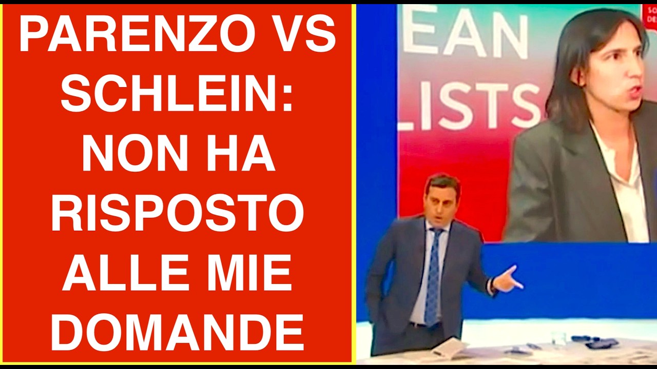 PARENZO VS SCHLEIN: NON HA RISPOSTO ALLE MIE DOMANDE