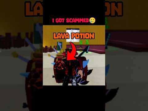 I Got scammed with Lava Potion in Bloxfruits