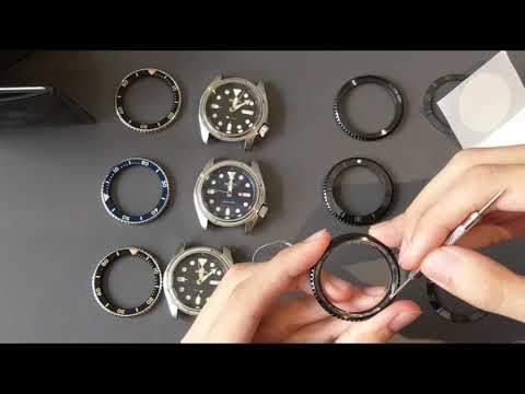 Seiko 5KX (SRPD) stealth bezel Mod (USING FRUIT KNIFE 🗡!)