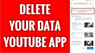 How To Delete Your Data On YouTube App