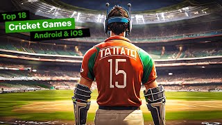 Top 10 Best CRICKET Games for ANDROID & IOS