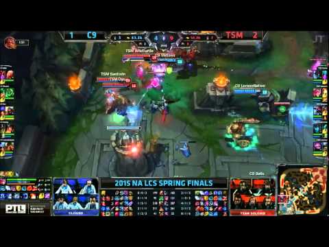 TSM vs C9 - Game 4 Highlights - NA LCS Spring Finals 2015