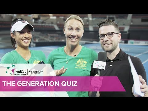 Alicia Molik & Priscilla Hon Take The Generation Quiz | Fed Cup 2019