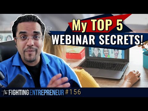 How I’m Putting 2,000 to 3,000 People Into Webinars Every Week!  My 5 Top Secrets...