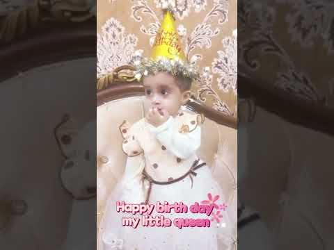 Happy  birth day my little queen musfirah #shorts #youtubeshort #youtubeviral #trending