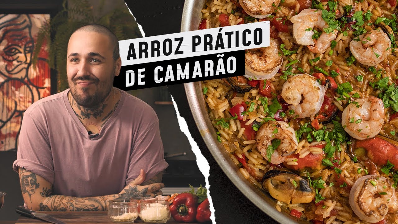 ARROZ DE CAMARÃO E MARISCOS!