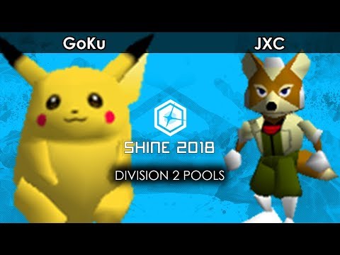 Smash 64:  GoKu (Pikachu) V JXC (Fox) - Shine 2018 Tournament