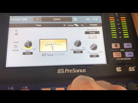 Tube Compressor | Presonus StudioLive 24 Series III