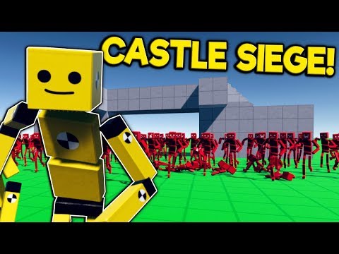 Massive Ragdoll Army Attacks Castle & It's Awesome! - Fun With Ragdolls Gameplay
