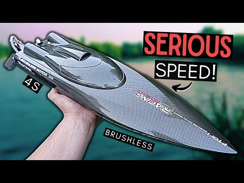 CHEAP 4s Brushless Racing RC Boat is FAST & AWESOME! - Feilun FT011