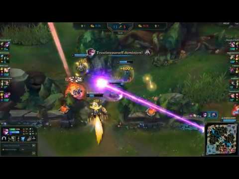 how to win with wave control vayne top vs Fiora easy game LOL