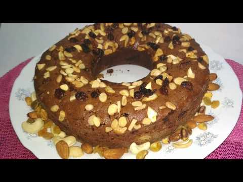 new year cake/bournvita cake recipe /christmas plum cake