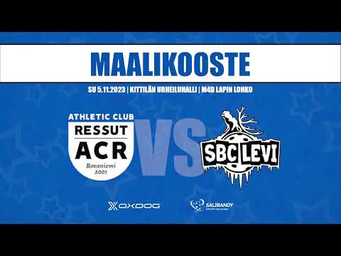 Maalikooste: AC Ressut - SBC Levi 3-2 | Urheiluhalli, Kittilä 5.11.2023
