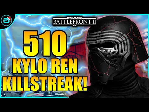 Star Wars Battlefront 2 | 510 Kylo Ren Killstreak/Gameplay