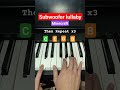 Subwoofer Lullaby PIANO TUTORIAL how to play Minecraft on piano c418