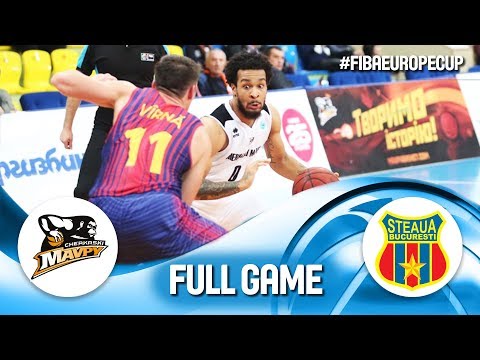 Cherkaski Mavpy v Steaua Bucuresti - Full Game - FIBA Europe Cup 2019