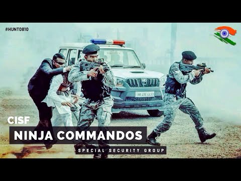 CISF Ninja Commandos - Special Security Group in Action (Military Motivational)