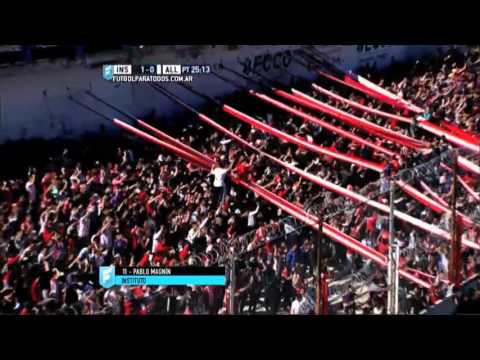 Gol de Magnín. Instituto 1 - All Boys 0. Fecha 37. B Nacional 2015. FPT