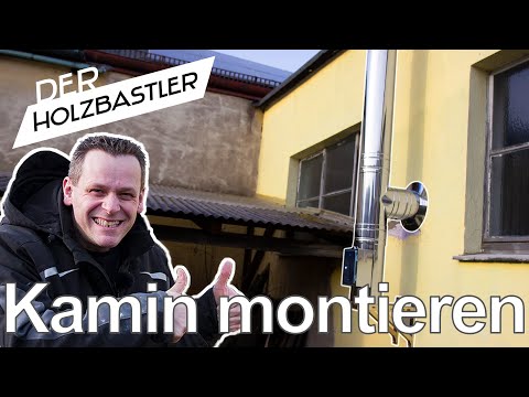 Edelstahlschornstein selber montieren - Jetzt wird es endlich warm 🔥🔥🔥