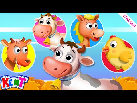 Kent elefante Italiano | Indovina Gli Animali | Cartoni Animati | Match the Babies with Kent