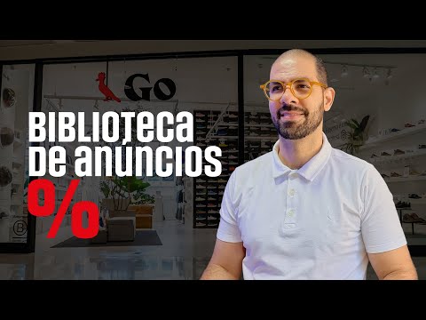 A biblioteca de anúncios do facebook