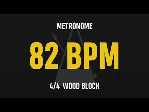 82 BPM 4/4 - Best Metronome (Sound : Wood block)