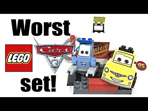 Worst LEGO Cars 3 set - Guido and Luigi's Pit Stop review! 2017 set 10732!