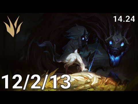 Kindred Jungle vs Rek'Sai - EUW grandmaster | Patch 14.24