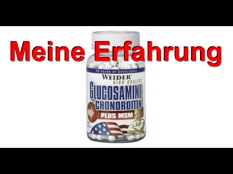 Weider Glucosamin Chondroitin plus MSM - Review und Erfahrung