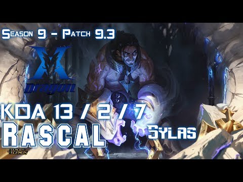 KZ Rascal SYLAS vs GANGPLANK Top - Patch 9.3 KR Ranked