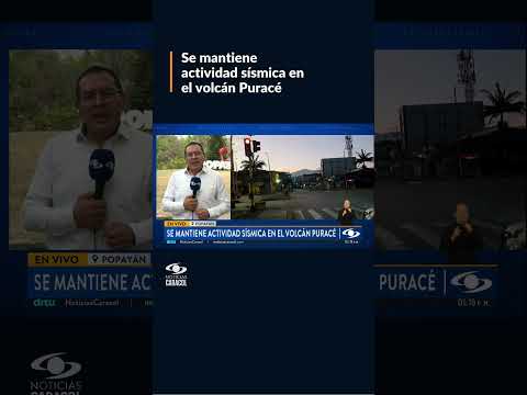 Autoridades en el cauca mantienen vigilancia en el volcán Puracé