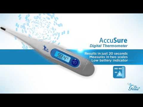 Accusure digital thermometer