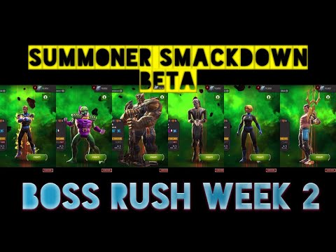 Summoner Smackdown - Beta / Passive A.I. Boss Rush / Epic Difficulty / Invisible Woman