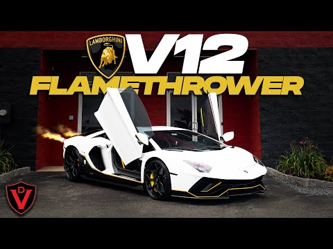 INSANE FLAMES! - Lamborghini Aventador Ultimae Gets FULL Valved Valvetronic Exhaust