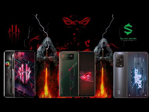 Red Magic 7S  vs Asus ROG Phone 6 vs Black Shark 5  #smartphone #gamers