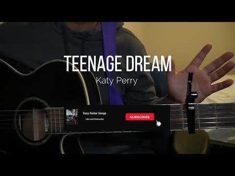 How to play Teenage Dream by Katy Perry - Guitar tutorial (easy)
