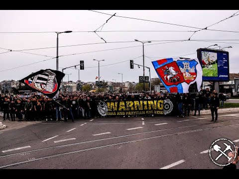 WARNING CSKA AND PARTIZAN ARE HERE!┃Кортео у Београду 22.03.2025.