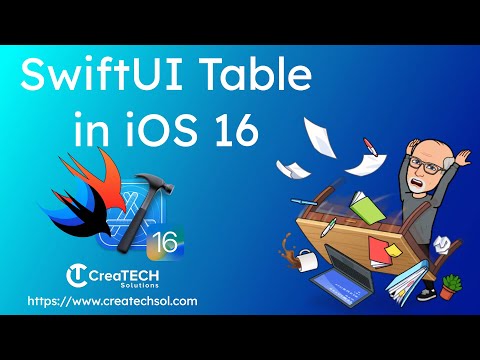 SwiftUI Tables in iOS 16 thumbnail
