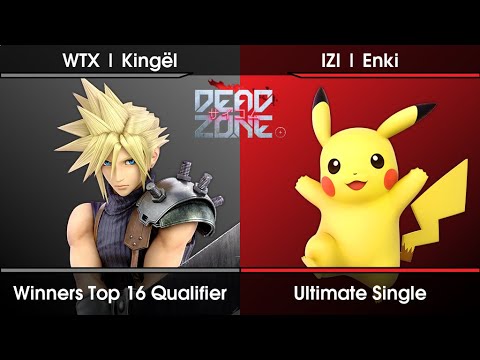 DEAD ZONE #2 Winners Top 16 Qualifier - Kingël (Cloud) Vs. Enki (Pikachu) SSBU Ultimate Tournament