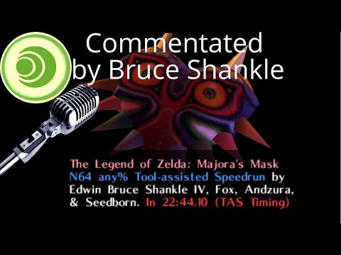 【The Legend of Zelda: Majora's Mask】N64 any% TAS in 22:44.10 (TAS Timing) (Commentated by Bruce S.)