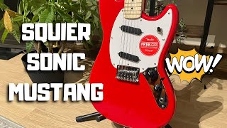 Video thumbnail for Squier Sonic Mustang - How Good Is It? Review & Sound Demo by Best Guitars Now
