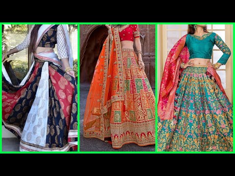 Lehenga Choli Designs For Sangeet | Traditional Indian Lehenga Style | Fashion Perfection