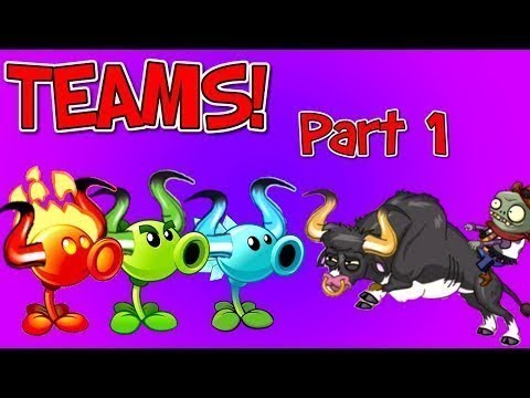 Plants vs. Zombies 2 Gameplay Teams vs Rodeo Legend Zombie Part 1 vs Primal PVZ 2