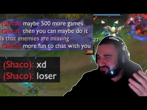 When the enemy FLAMES you so you have to TRYHARD