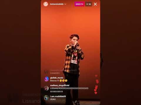 🇫🇷 Lissandro (JESC 2022 winner) in a The Voice Kids concert (28/02/2023)