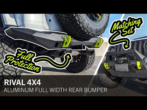 Full-Width Rear Protection for Your Jeep | Rival 4x4 Aluminum Bumper Install