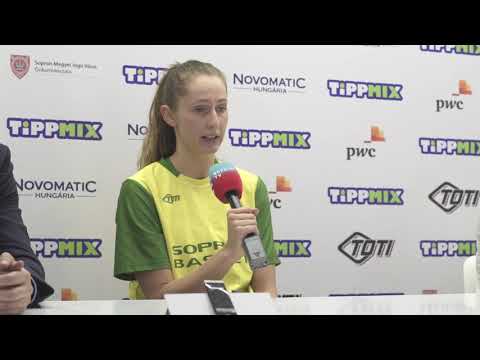 2020.01.04. Sopron Basket - TFSE-MTK, Dubei Debóra értékel