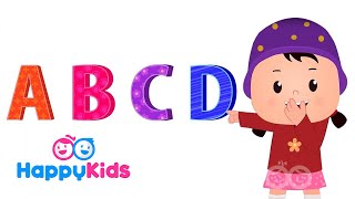 ABC Tumble Down D - Nursery Rhymes For Kids And Children | Baby Songs | HappyKids